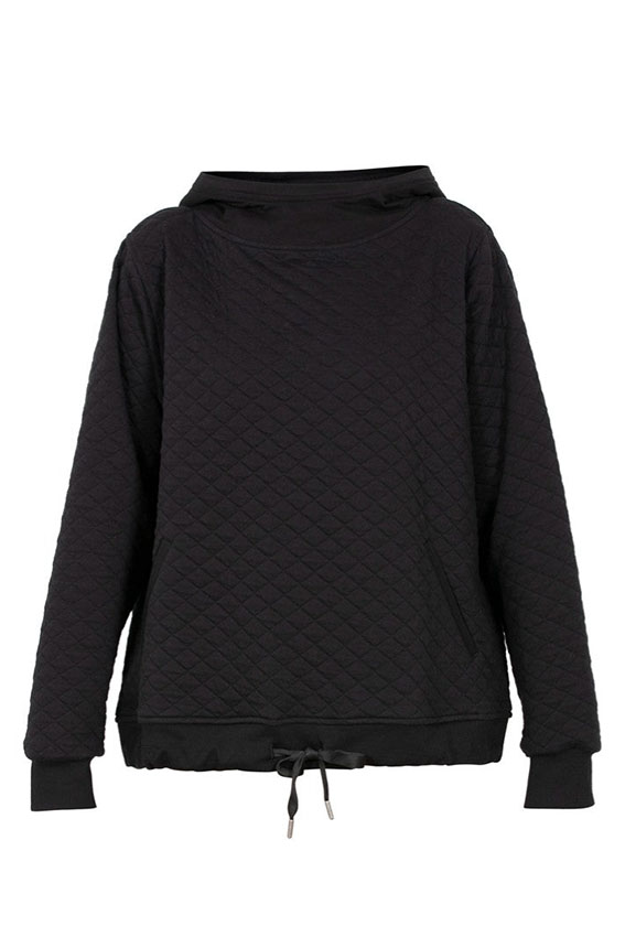 Albany quilt Hooded Sweat