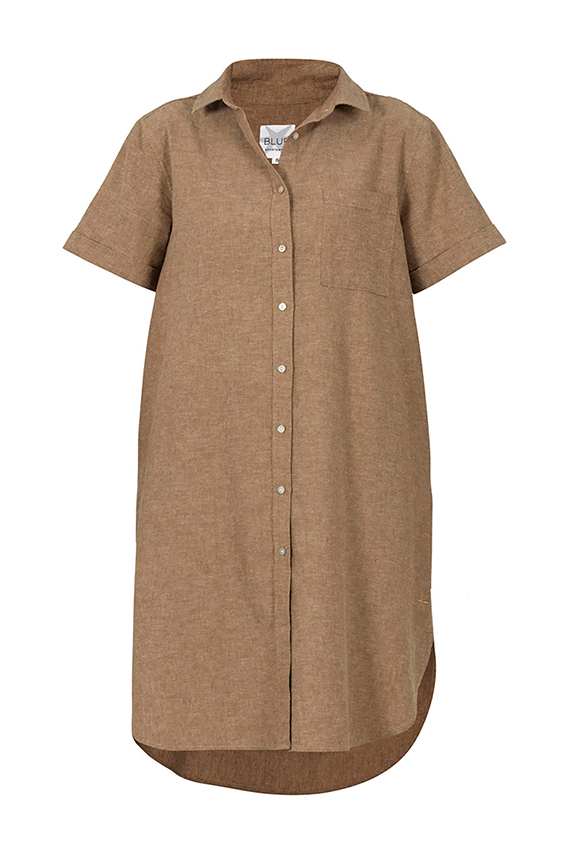 Juliana Shirt Dress Nougat