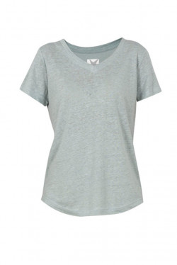Carolina linen Tee Aqua