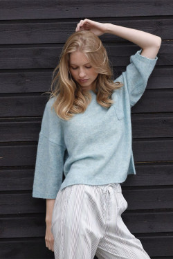 June Knit Aqua