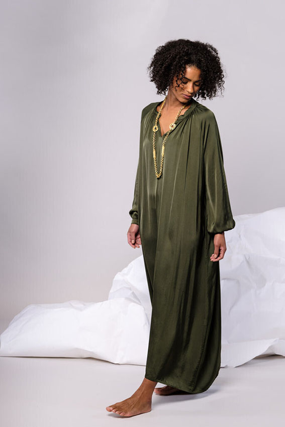 Lara Kaftan Green