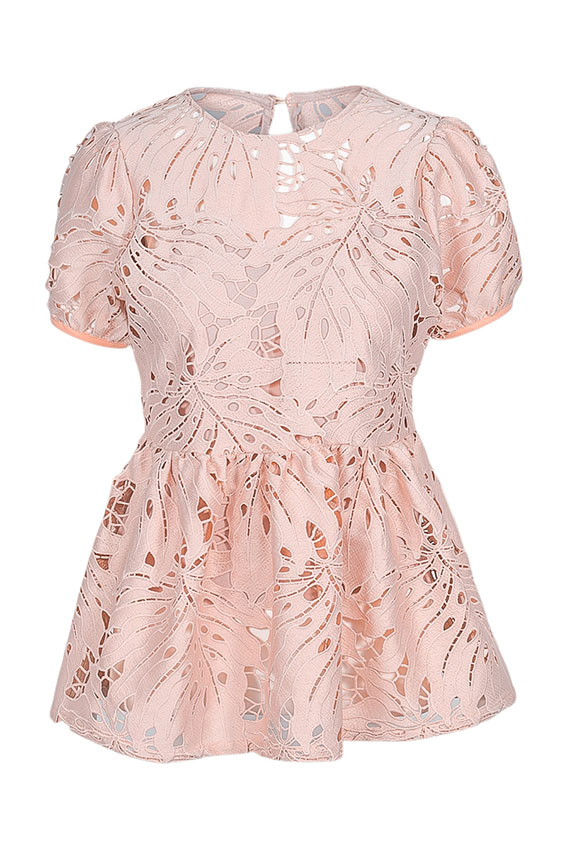 Linda lace top Dusty Pink