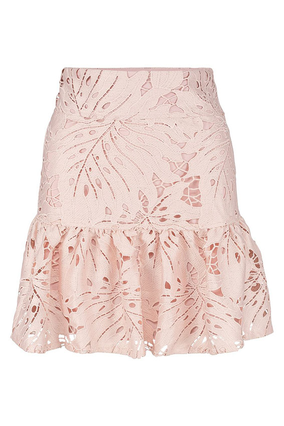 Ville lace skirt Dusty Pink