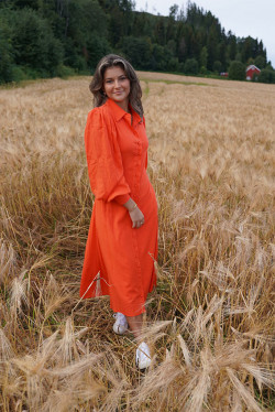Bohemian Dress Orange
