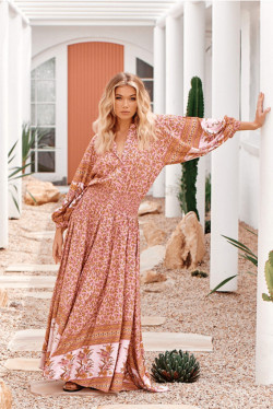Lolita Maxi Dress Nisha Print