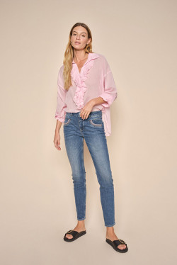 Jelena Voile Shirt Pink