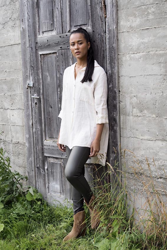 Mynthe linen Butter