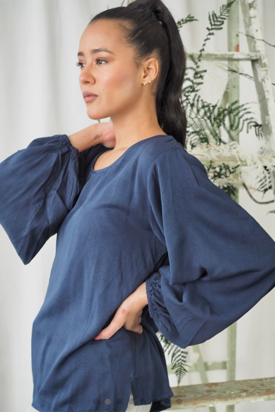 Stella Blouse Blueberry