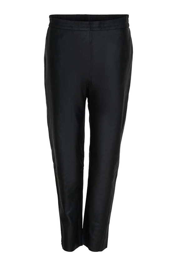Jogger Leather Pants Black