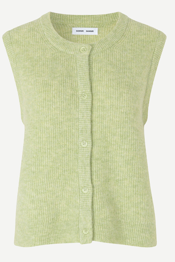 Nor cardigan vest Tarragon
