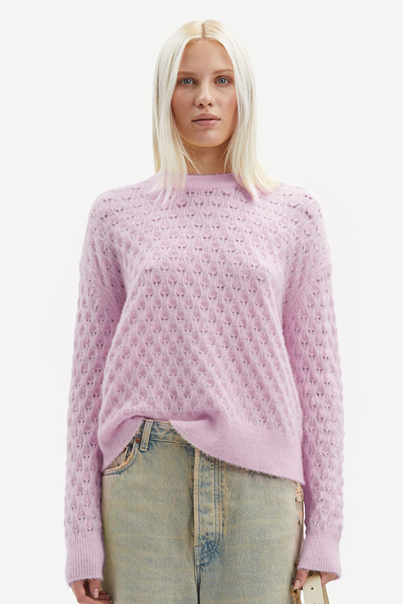 Saanour Sweater Lilac Snow