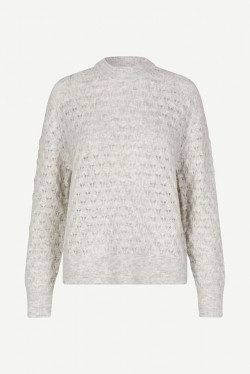 Saanour Sweater White Mel