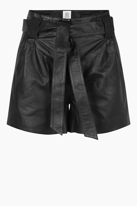 Verna Leather Shorts