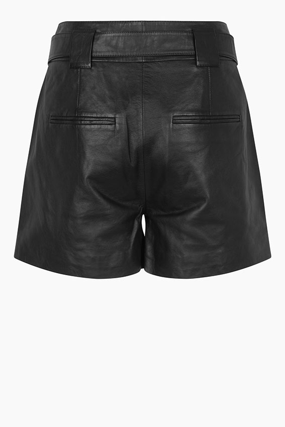 Verna Leather Shorts