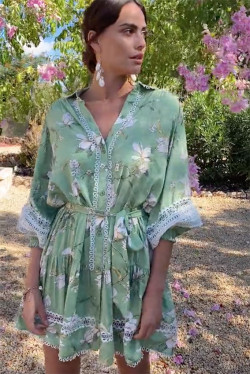 Blooming Dress Green